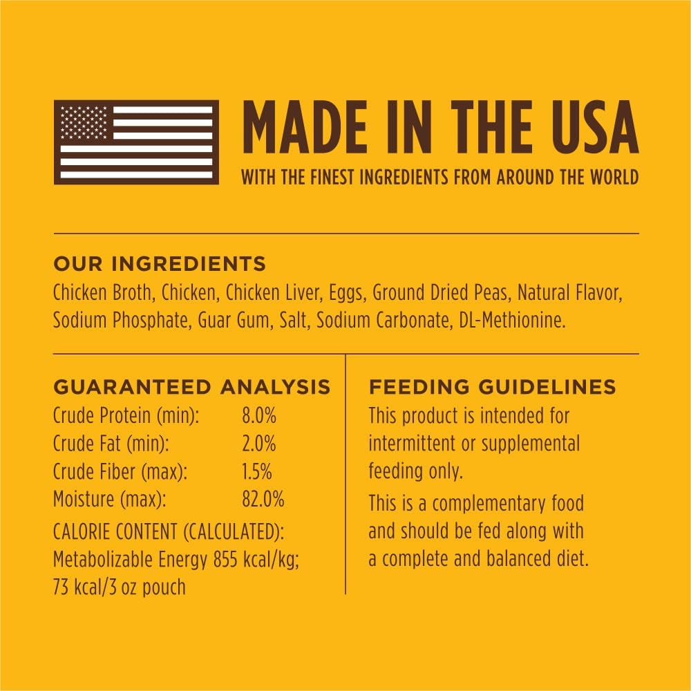 Grain-Free Chicken Cat Food Topper 3oz pouch