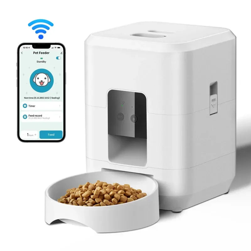 Automatic Pet Feeder - WiFi Smart Feeder with App Control (2L Capacity)