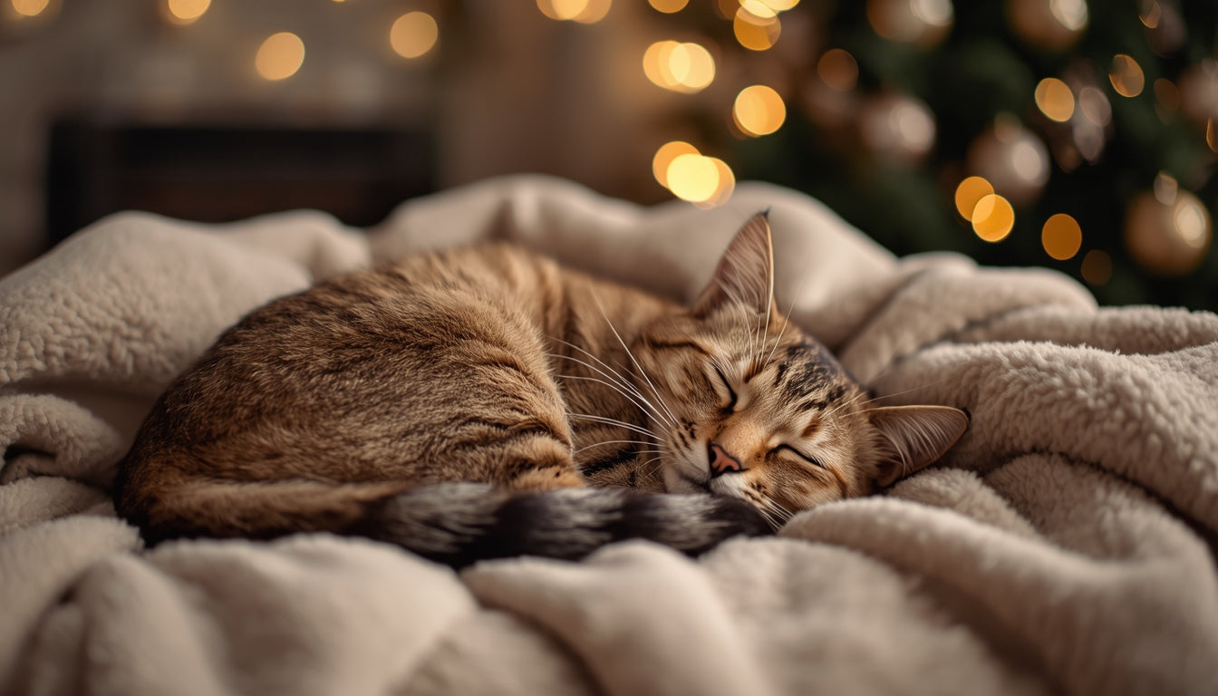 Christmas gifts for indoor cats – cozy beds, trees and toys