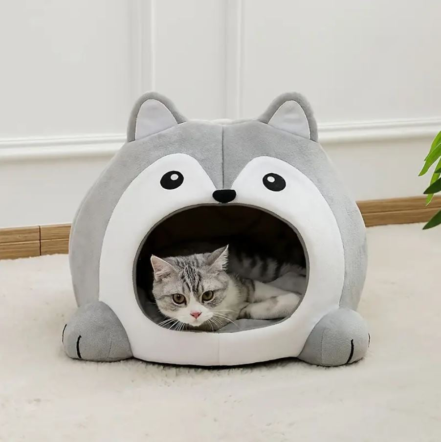 Soft Cat Cave Bed for cats and small dogs