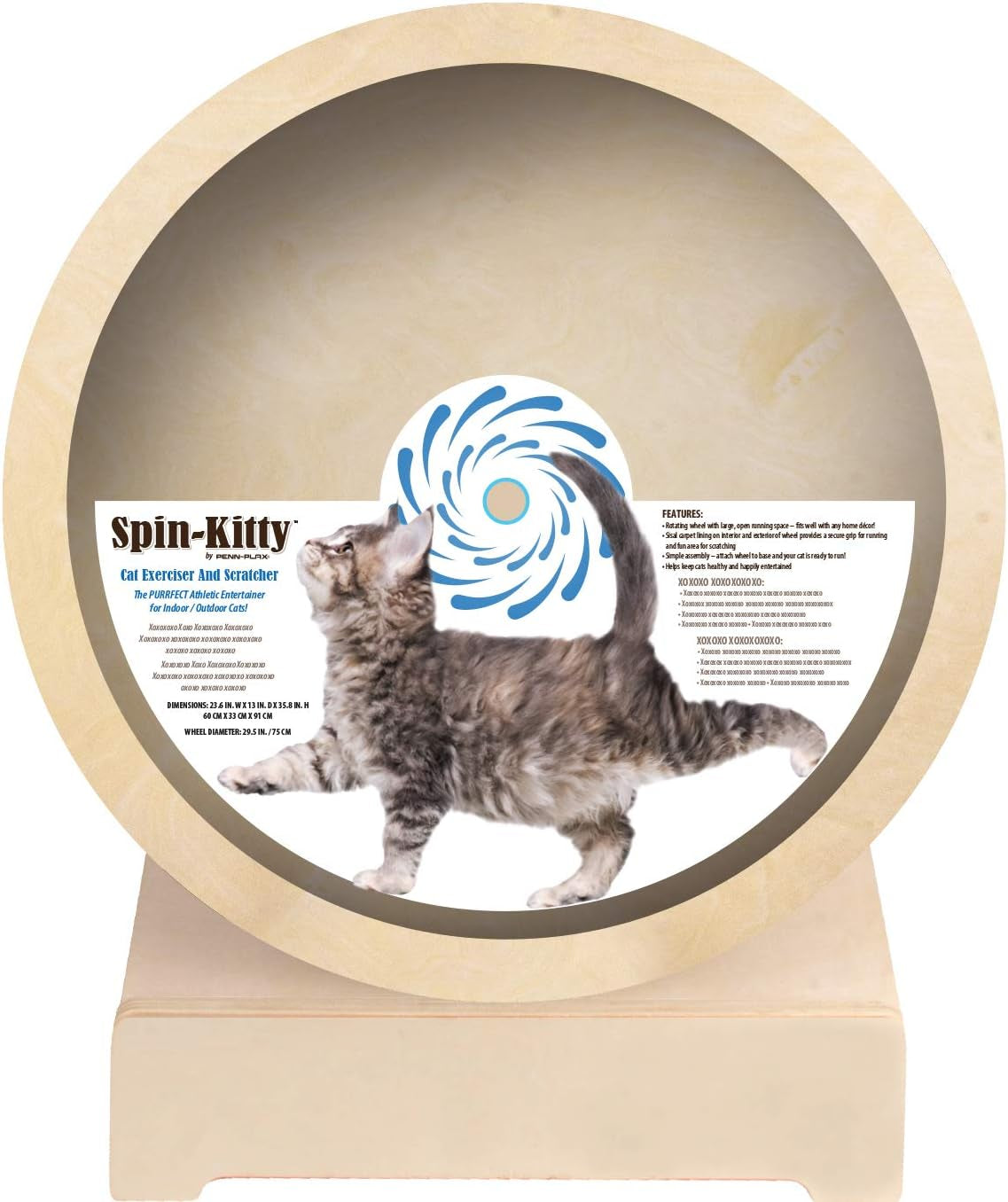 Cat Exercise Wheel for indoor cat fitness