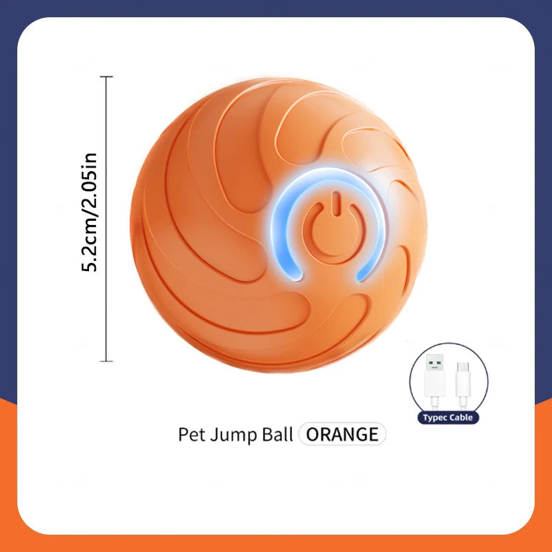 Smart Dog Toy Ball rolling on floor 12