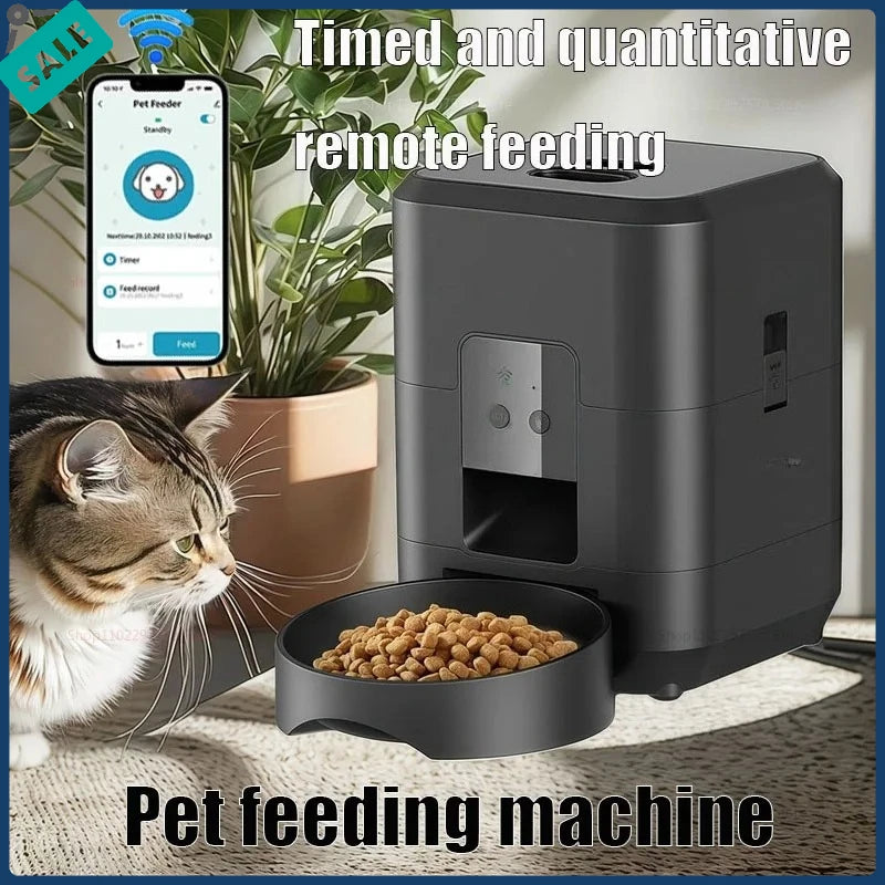 Automatic Pet Feeder - WiFi Smart Feeder with App Control (2L Capacity)