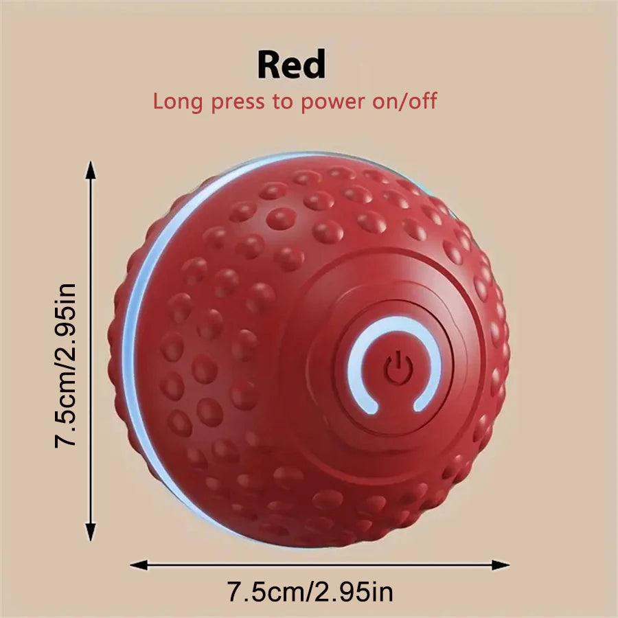 Smart Dog Toy Ball rolling on floor 0