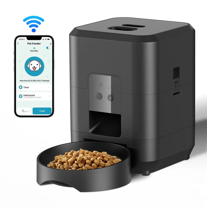 Automatic Pet Feeder - WiFi Smart Feeder with App Control (2L Capacity)