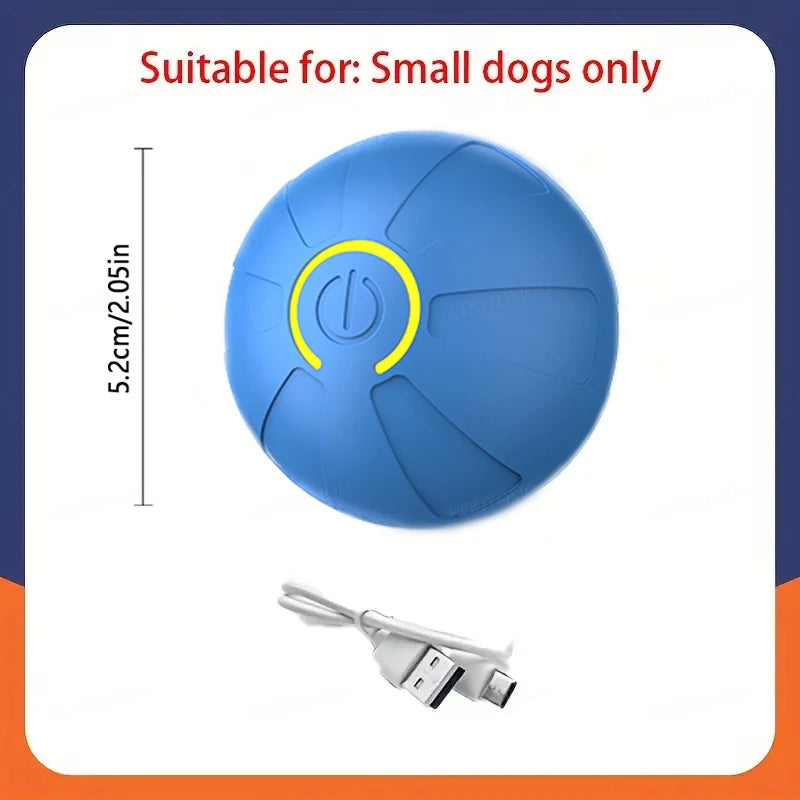 Smart Dog Toy Ball rolling on floor 13