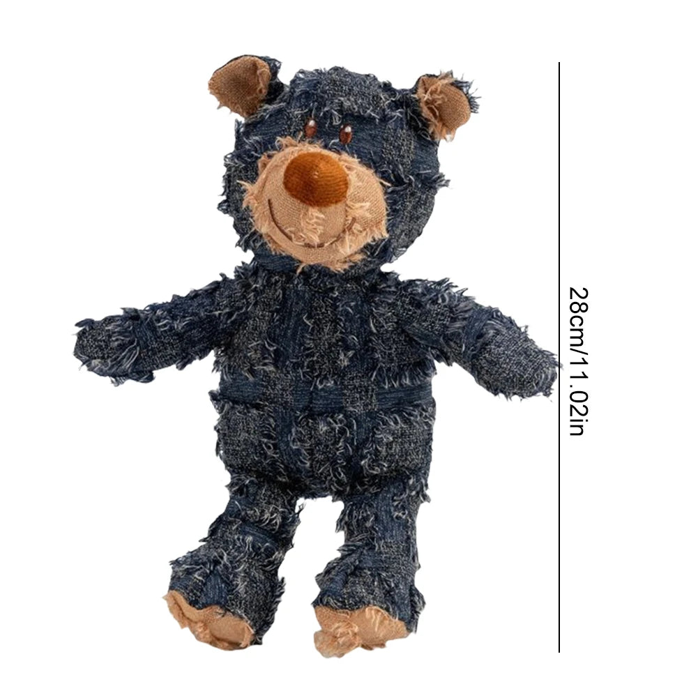 Squeaky Plush Bear Dog Toy for small medium large dogs 8