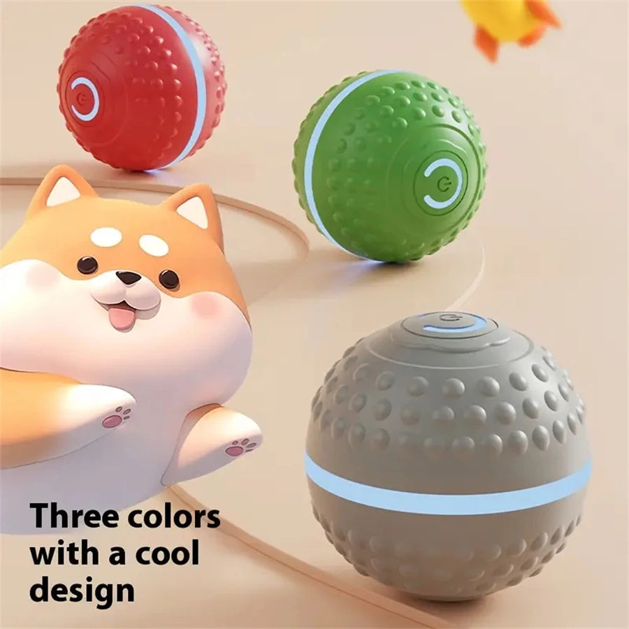 Smart Dog Toy Ball rolling on floor 3