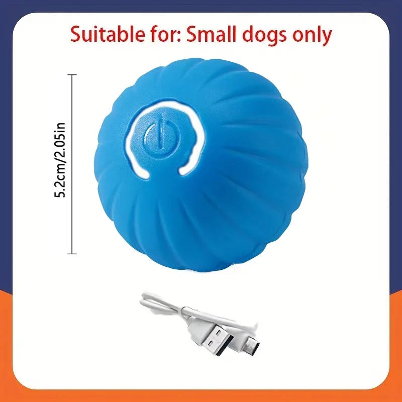 Smart Dog Toy Ball rolling on floor 8