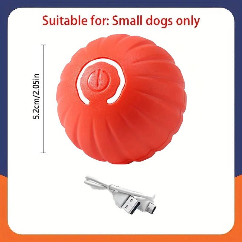 Smart Dog Toy Ball rolling on floor 9