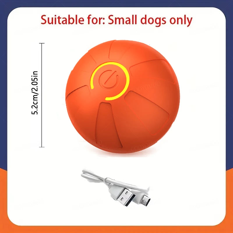 Smart Dog Toy Ball rolling on floor 14