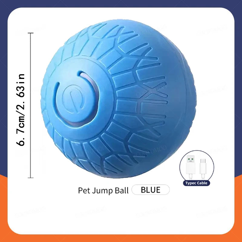 Smart Dog Toy Ball rolling on floor 16