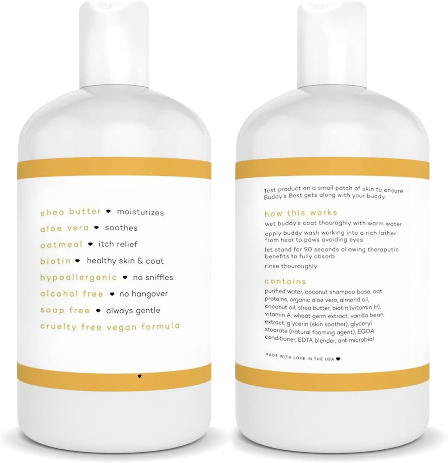 Dog Shampoo & Conditioner Sensitive Skin Melon Scent 16oz