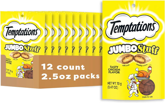 Jumbo Stuff Cat Treats chicken flavor