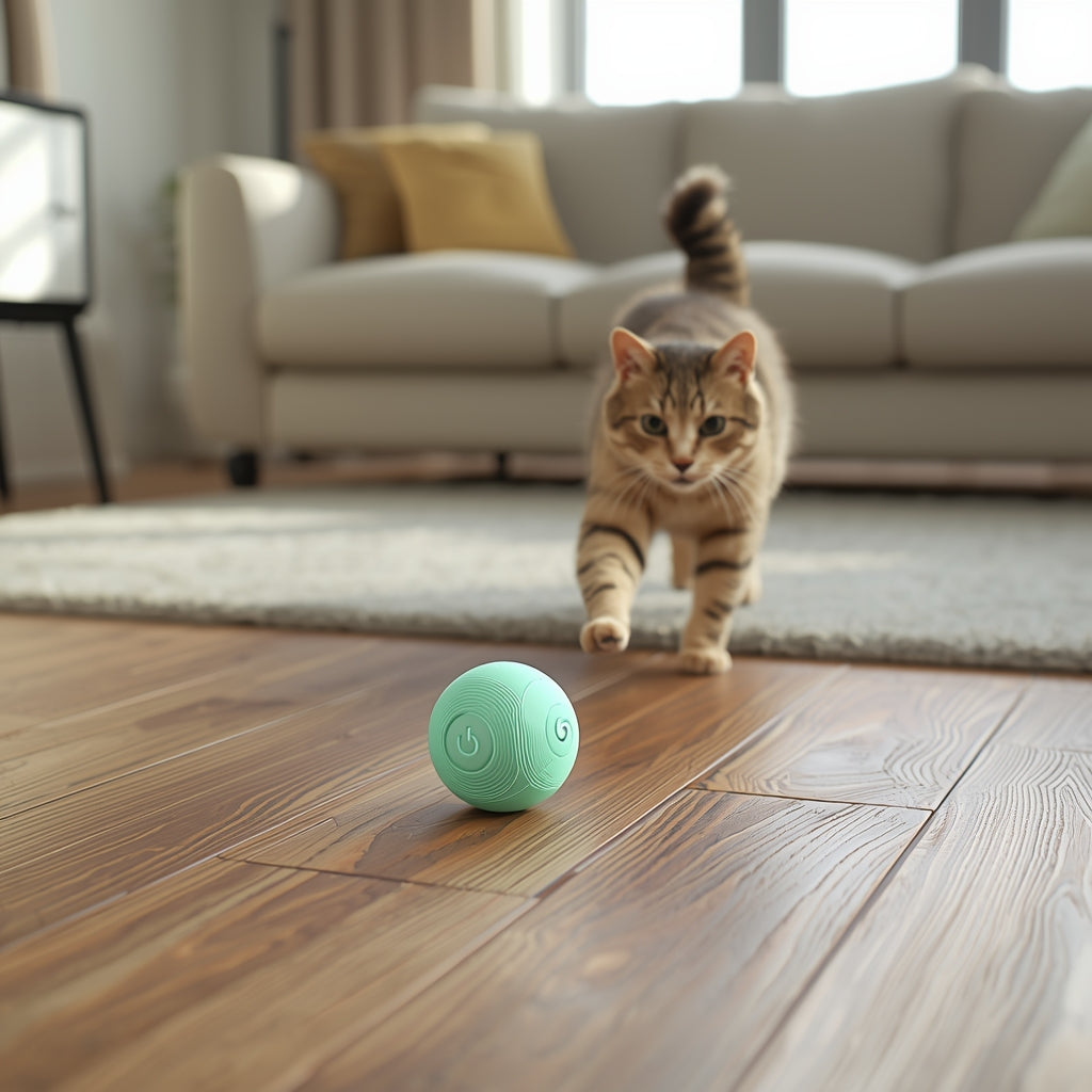 Cat Interactive Ball Toy – Electric Rolling Smart Toy